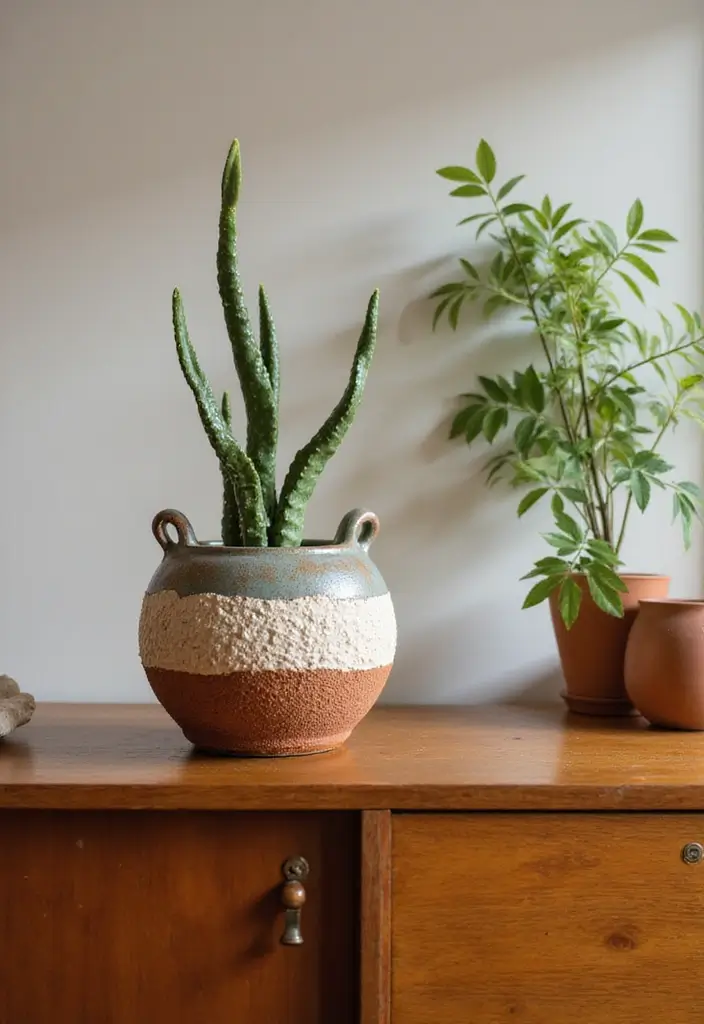 Textured Ceramic Vase