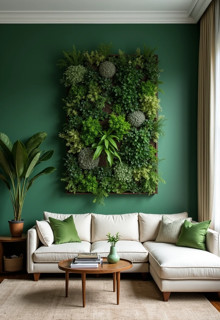 Bold Green Accent Walls