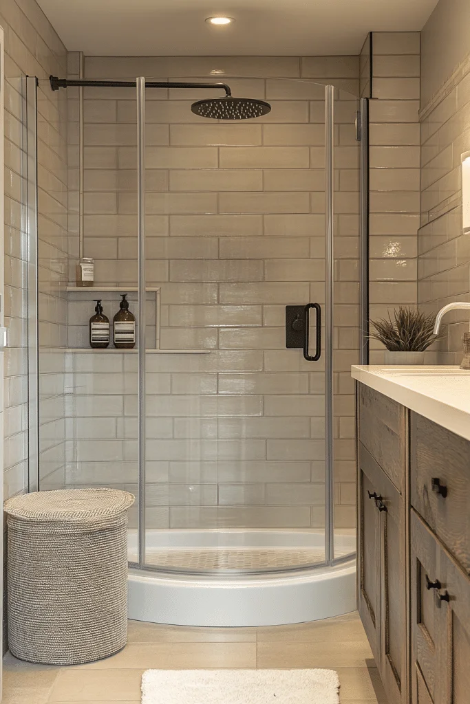 Space-Efficient Corner Shower