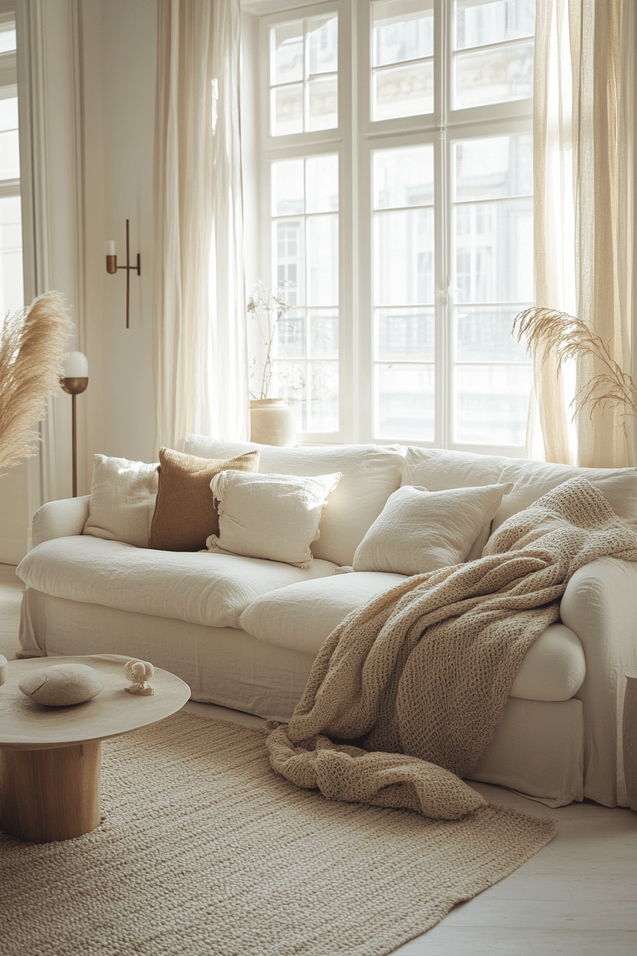 Warm neutral apartment interior