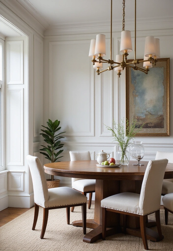 Sherwin Williams Trim Colors for Dining Room with Dovetail