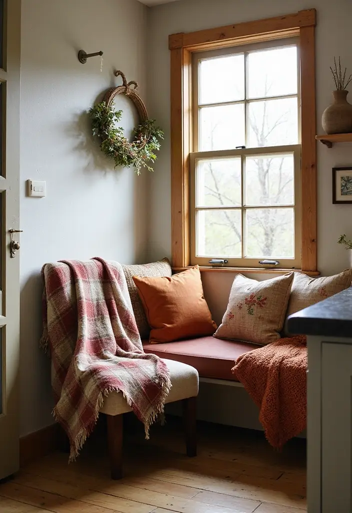 Cozy Textiles for Fall Kitchen