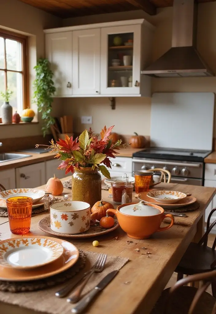 Seasonal Tableware for Fall