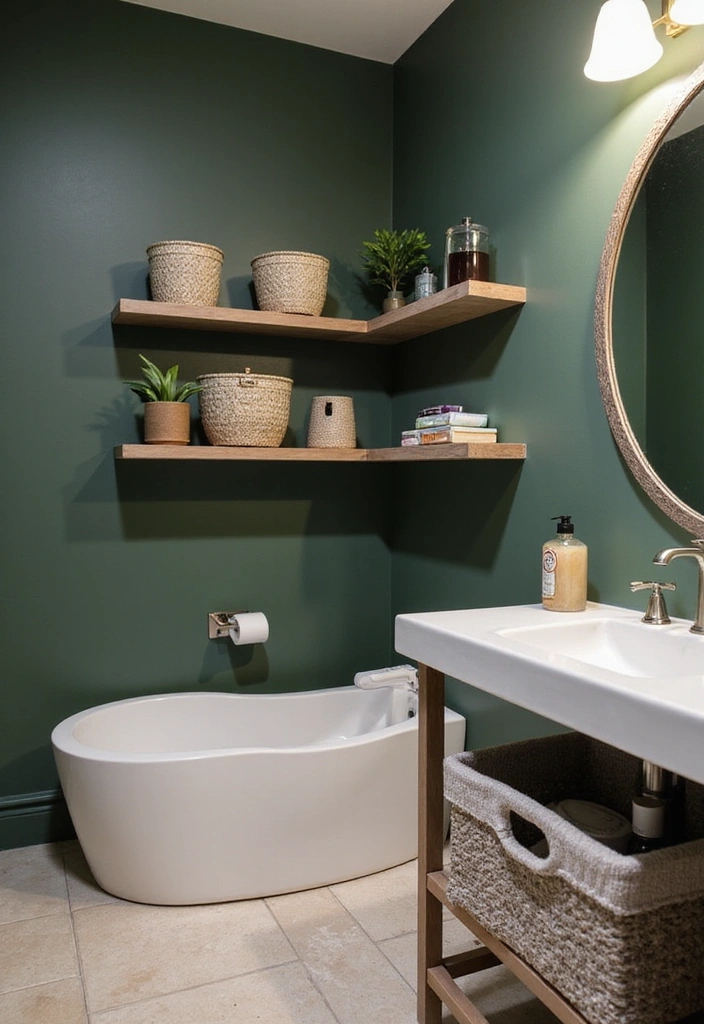 Innovative Storage in Bathroom