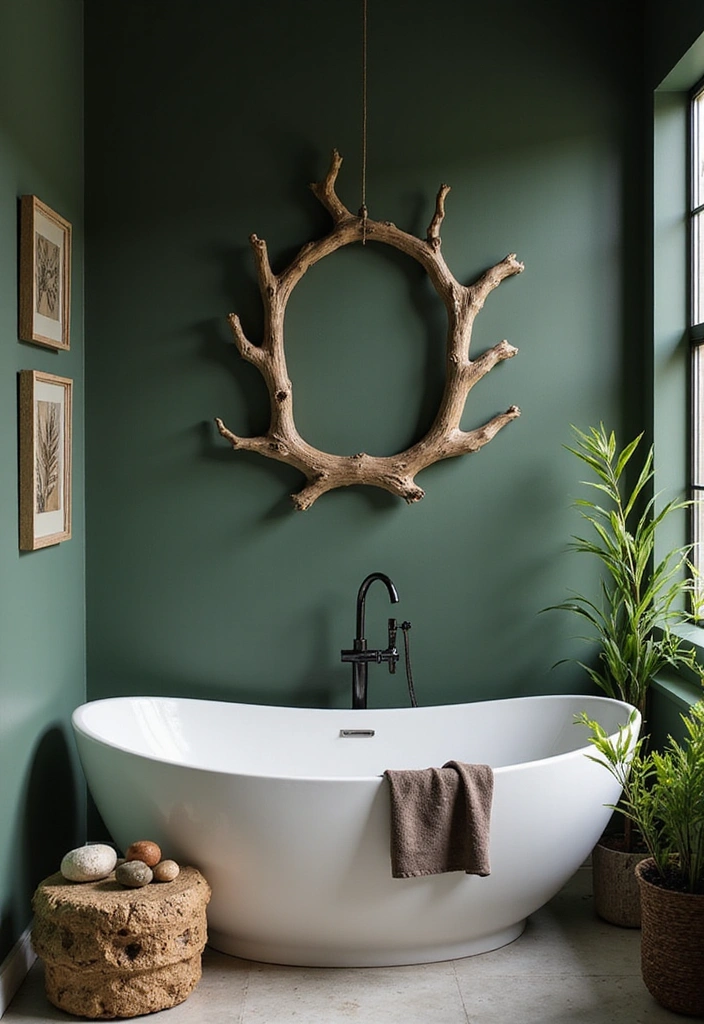 Organic Nature-Inspired Bathroom