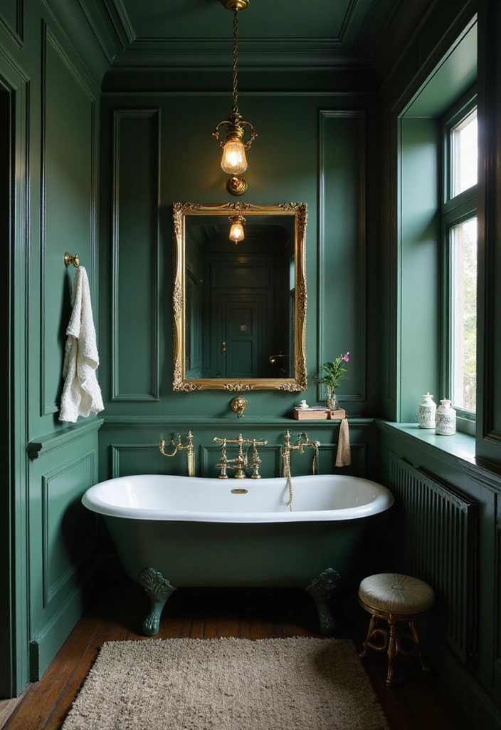 Retro Chic Glamour Bathroom