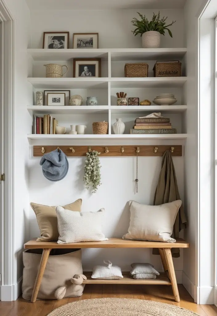 Personal touches in entryway