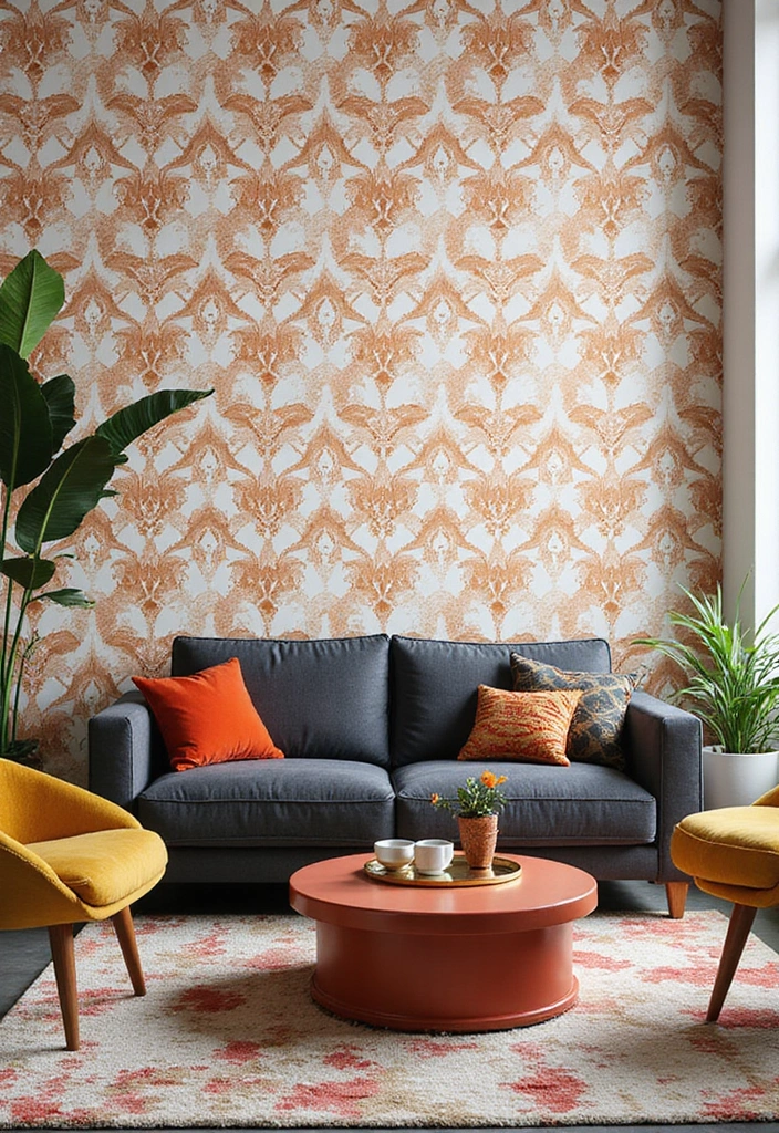 29 Ideas We Love: Sophisticated Living Rooms Featuring A Charcoal Grey Sofa - 21. Striking Furniture Selections