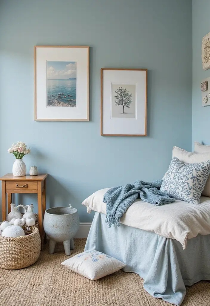 Warm Mediterranean Blue Child's Room