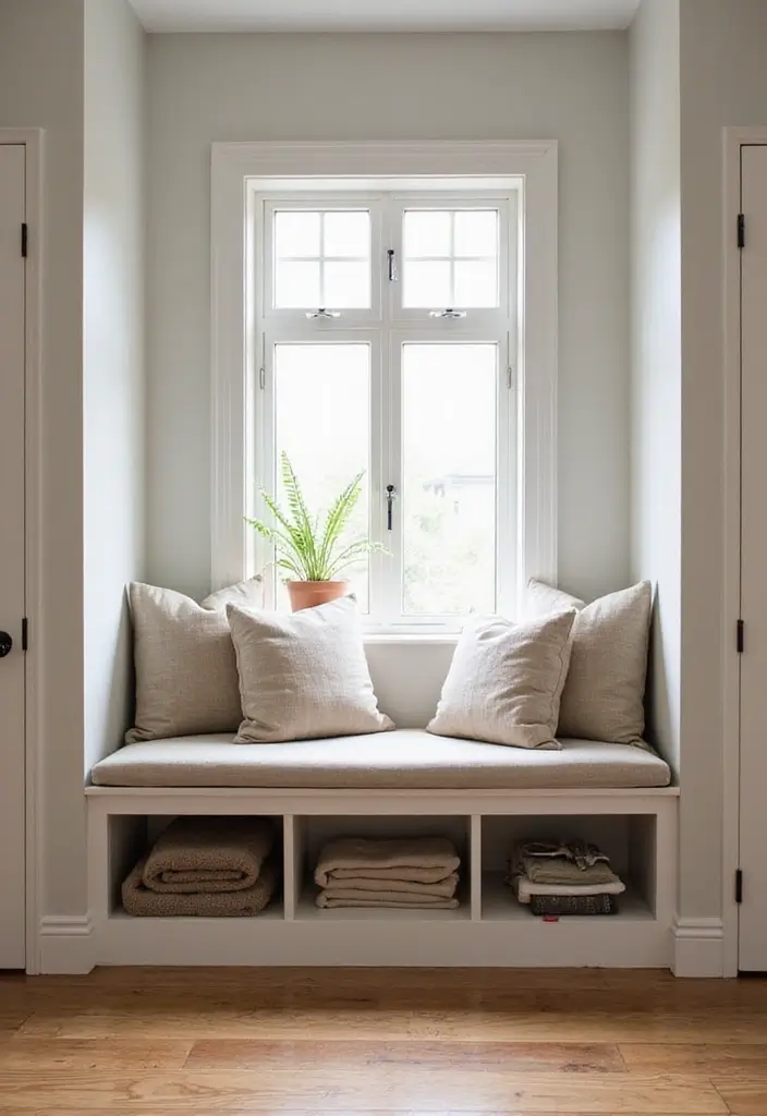 Built-In Bench with Storage