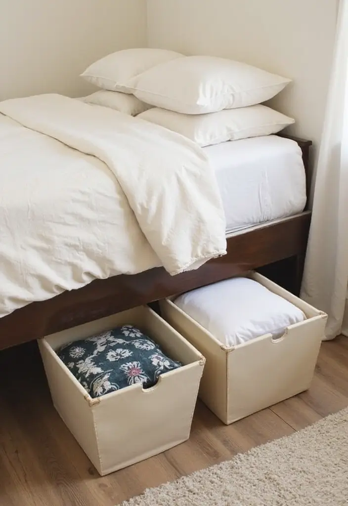 Slide-Out Blanket Storage Boxes