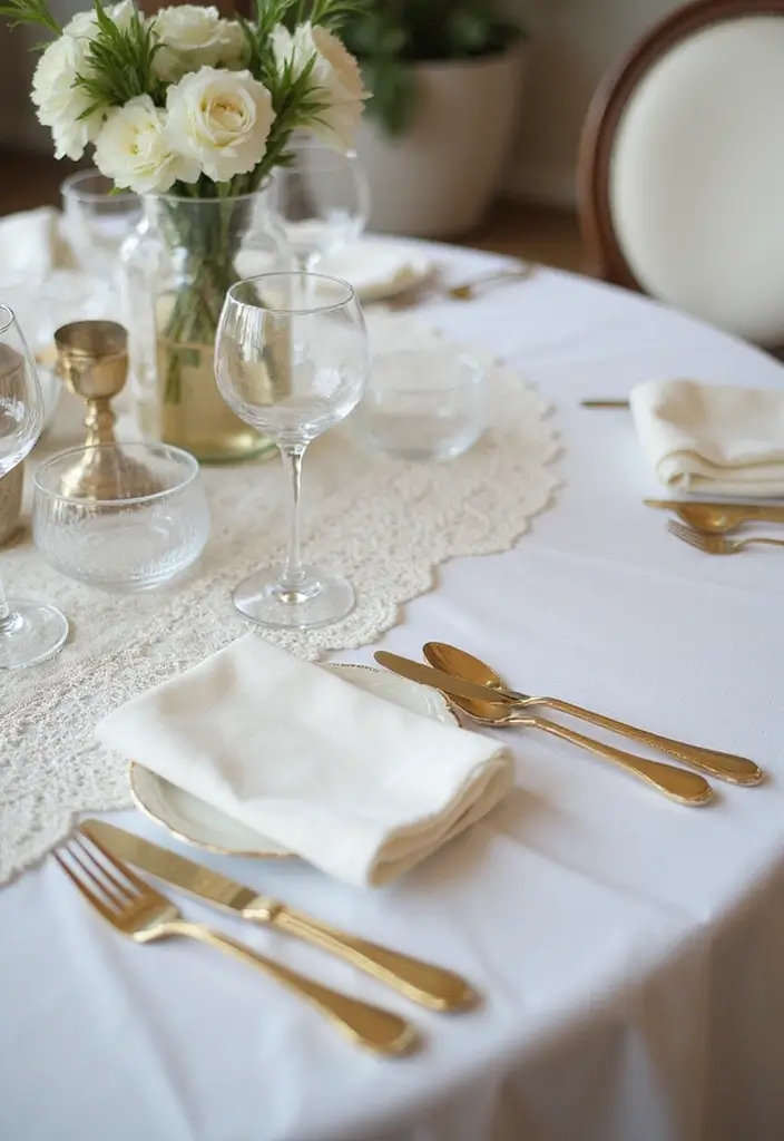 Timeless Elegance with White Tablecloths