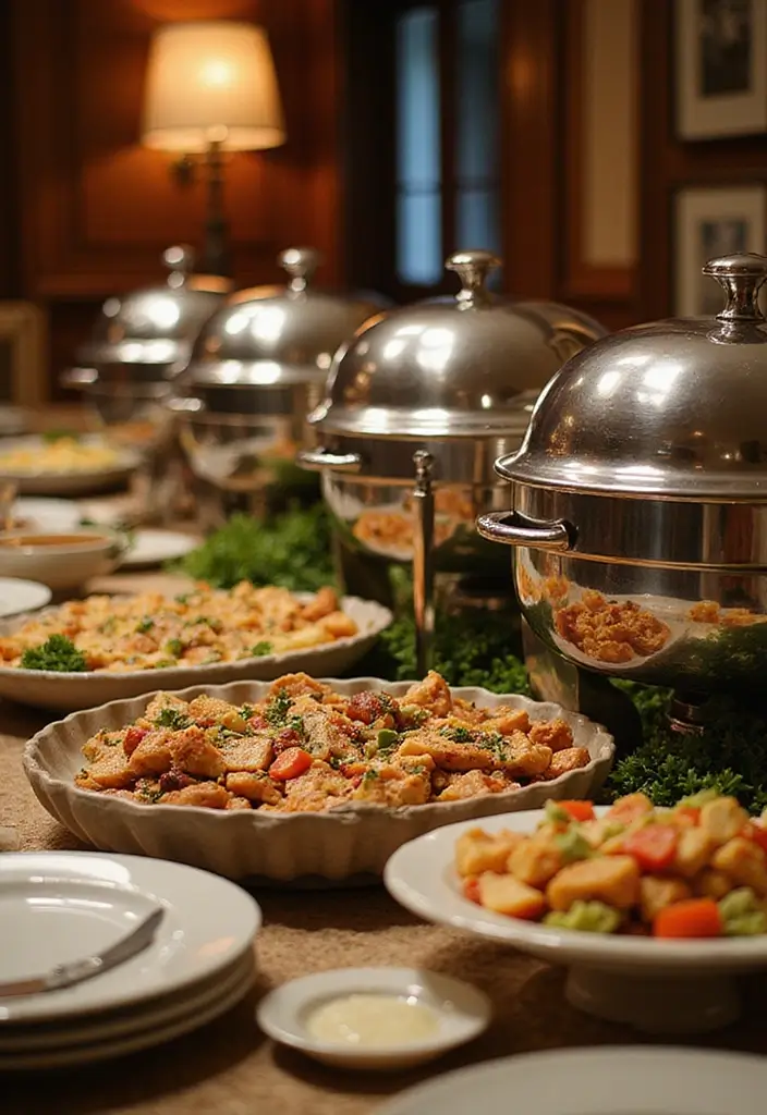 Upscale Buffet Style for Casual Elegance