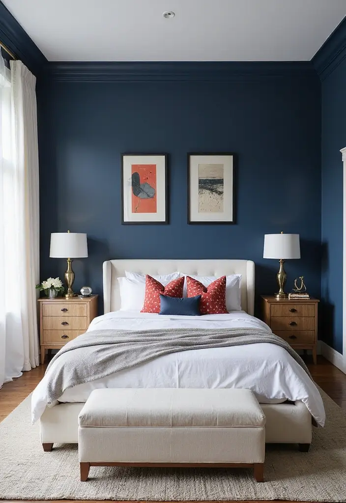 Striking Contrasts with Bold Accents