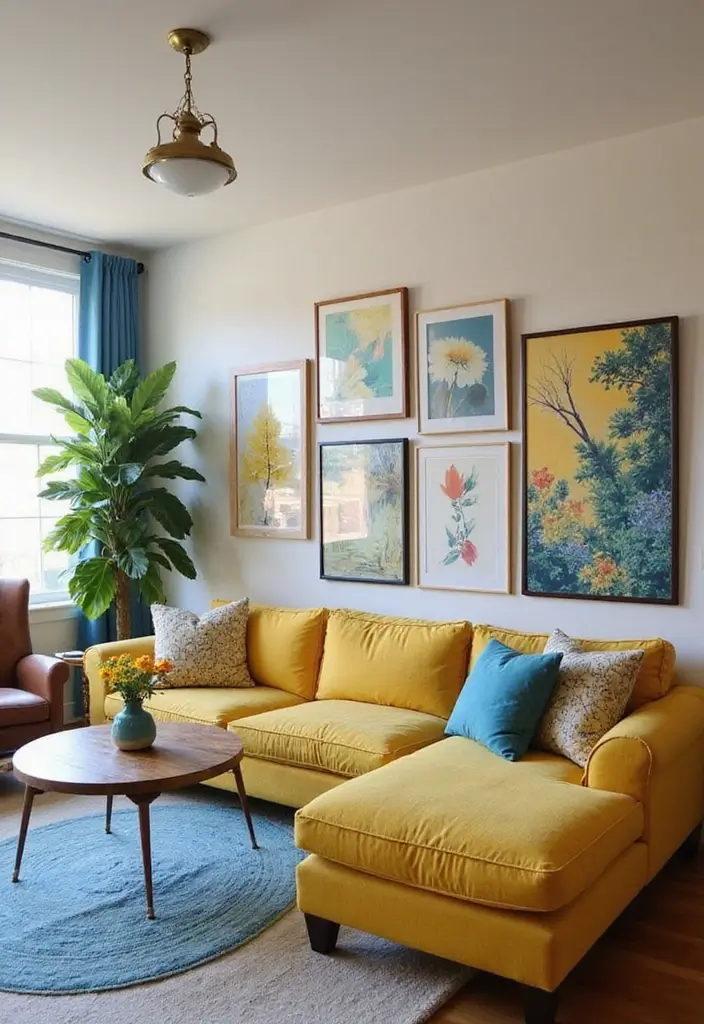 Personalized Yellow and Blue Decor