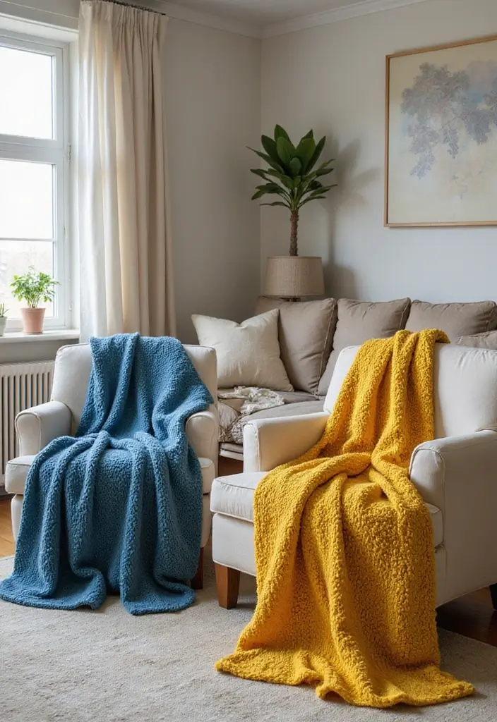 Colorful Throw Blankets
