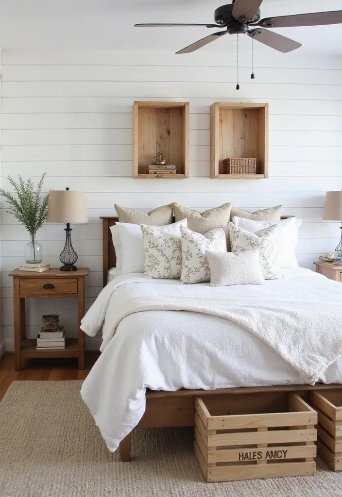 Farmhouse Crates as Decor