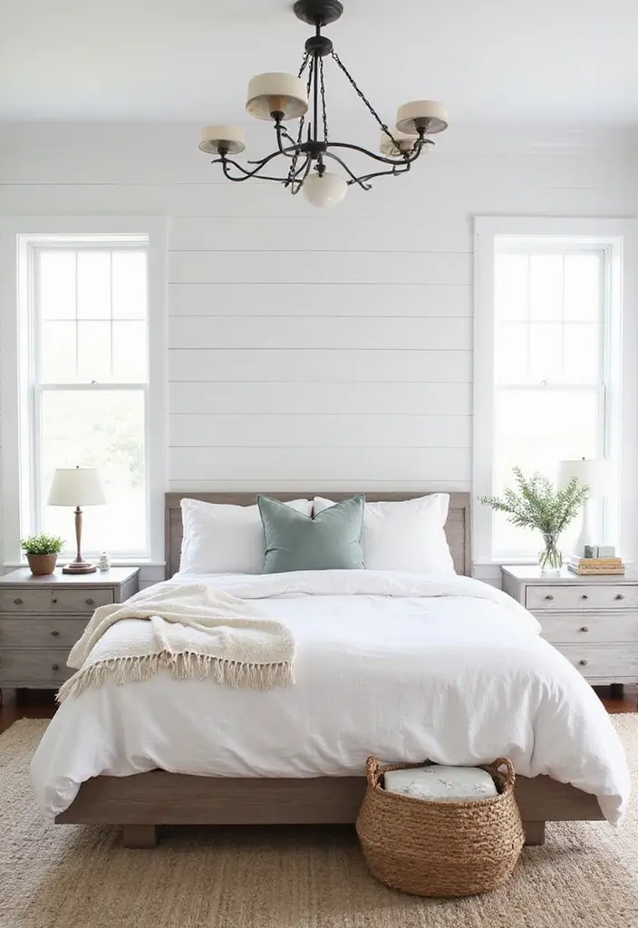 Minimalist Farmhouse Decor in Bedroom