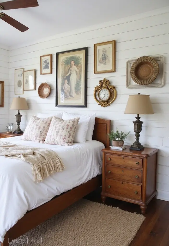 Vintage Family Heirlooms in Bedroom