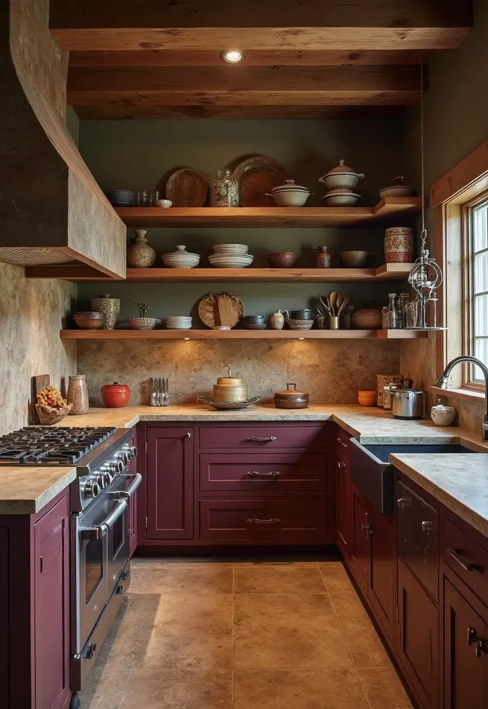 Rustic and Modern Kitchen Design