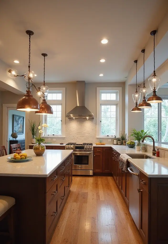 Kitchen Island Pendant Lighting Ideas