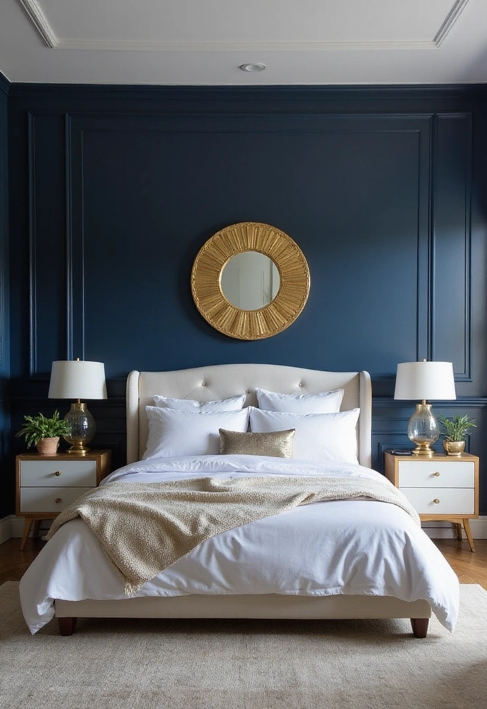 38 Moody Bedroom Colors That Add Depth and Sophistication to Any Modern Room - 1. Deep Navy Blue