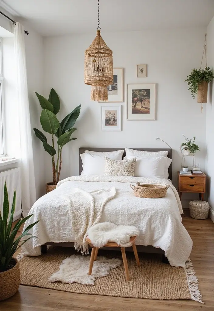 Bohemian Comfort in White