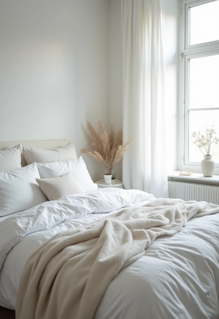 All-White Serene Sanctuary