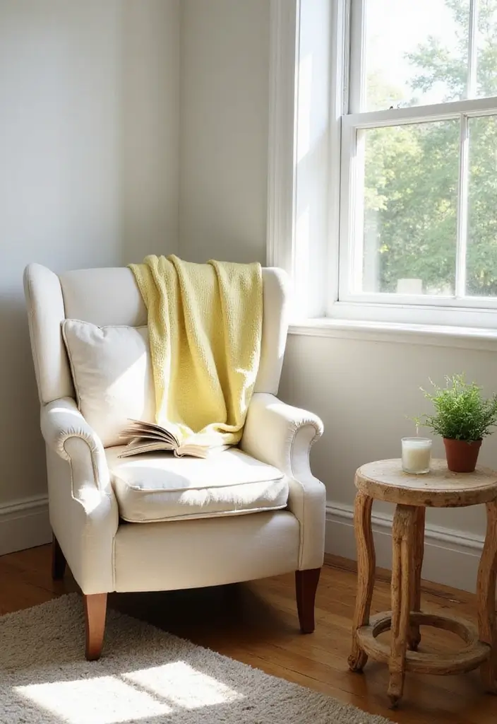 Comfortable Reading Corner Arrangement