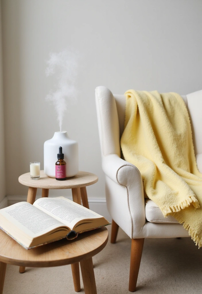 Essential Oil Diffuser and Candles