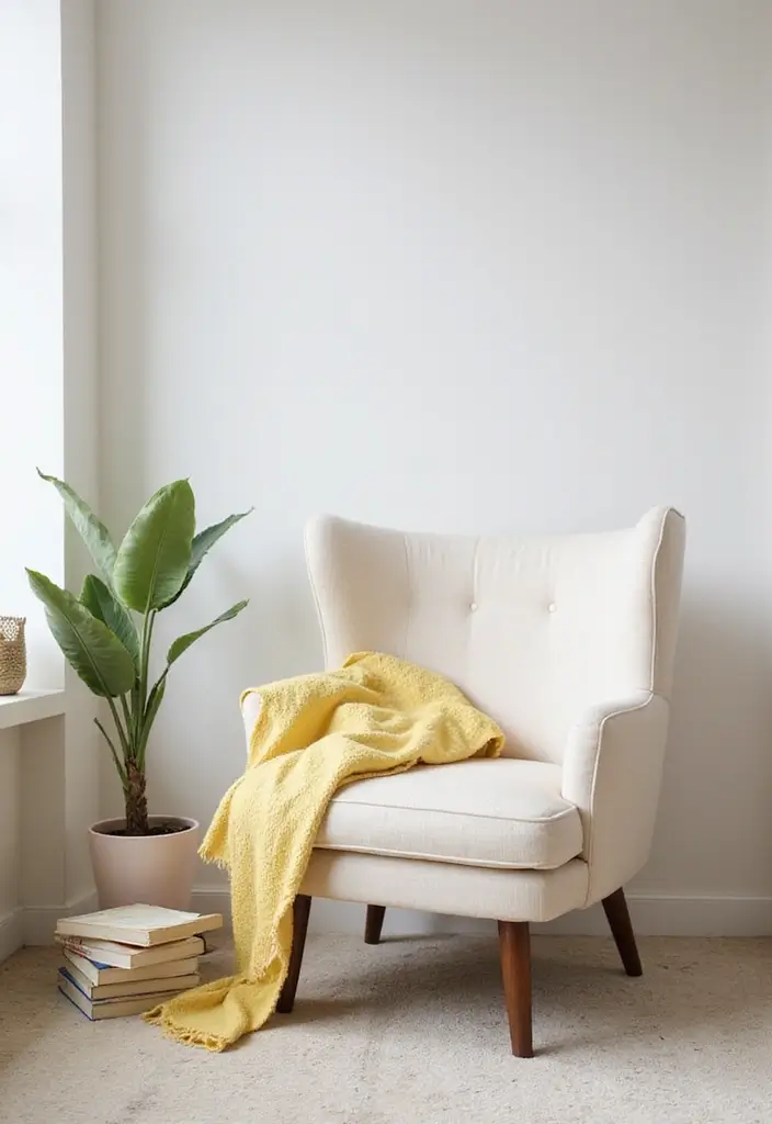 Minimalist Reading Corner