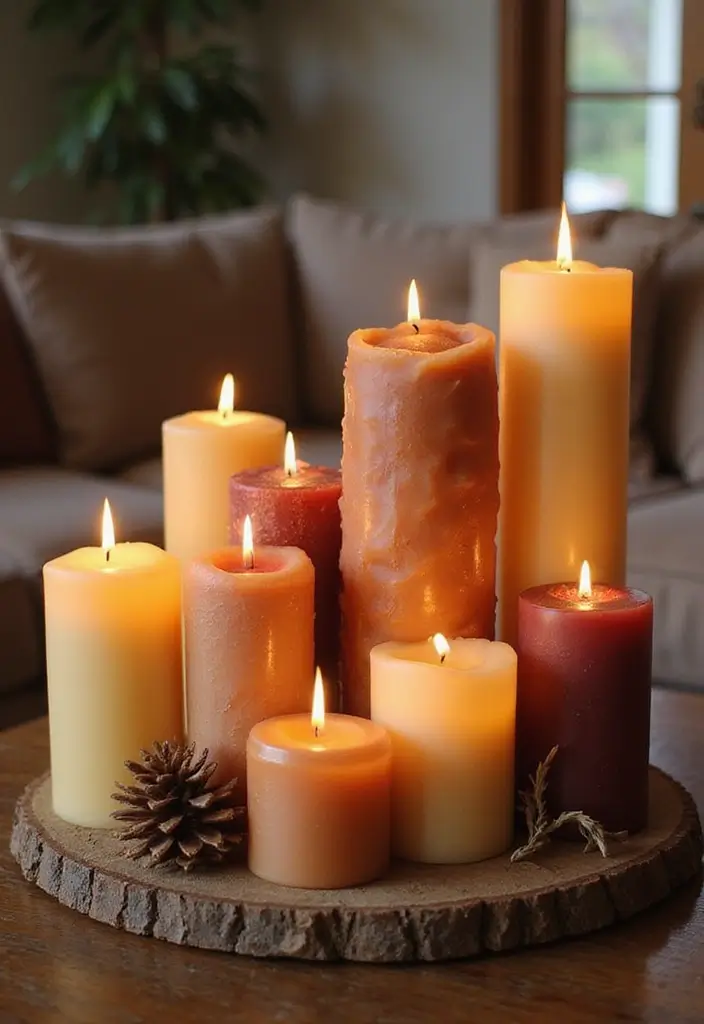 Seasonal Candles for Fall Decor