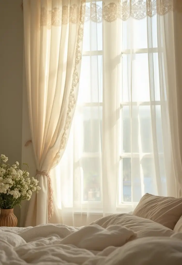 Soft Lace Curtains