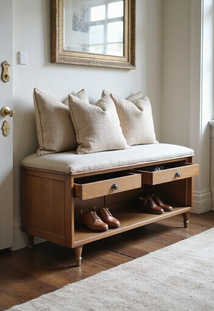 Stylish Shoe Bench