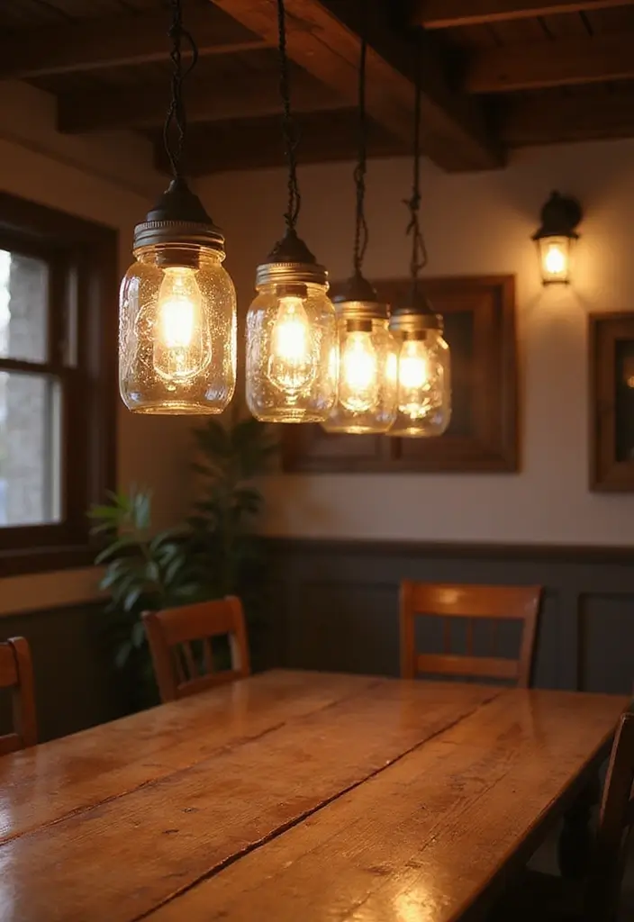 Mason Jar Light Fixtures