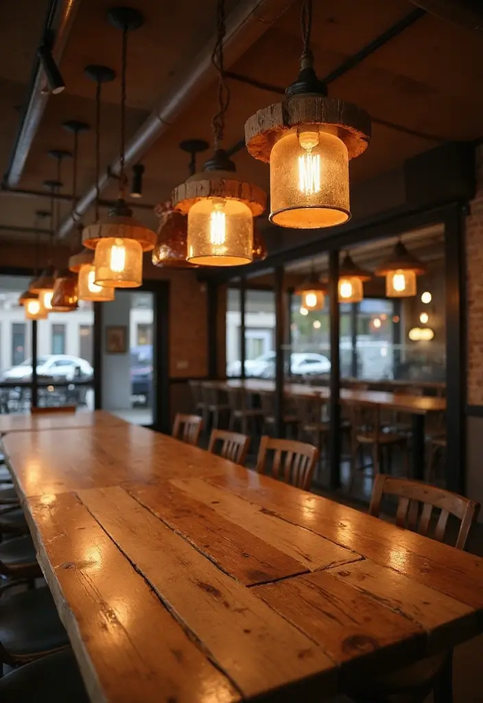 Reclaimed Wood Light Fixtures