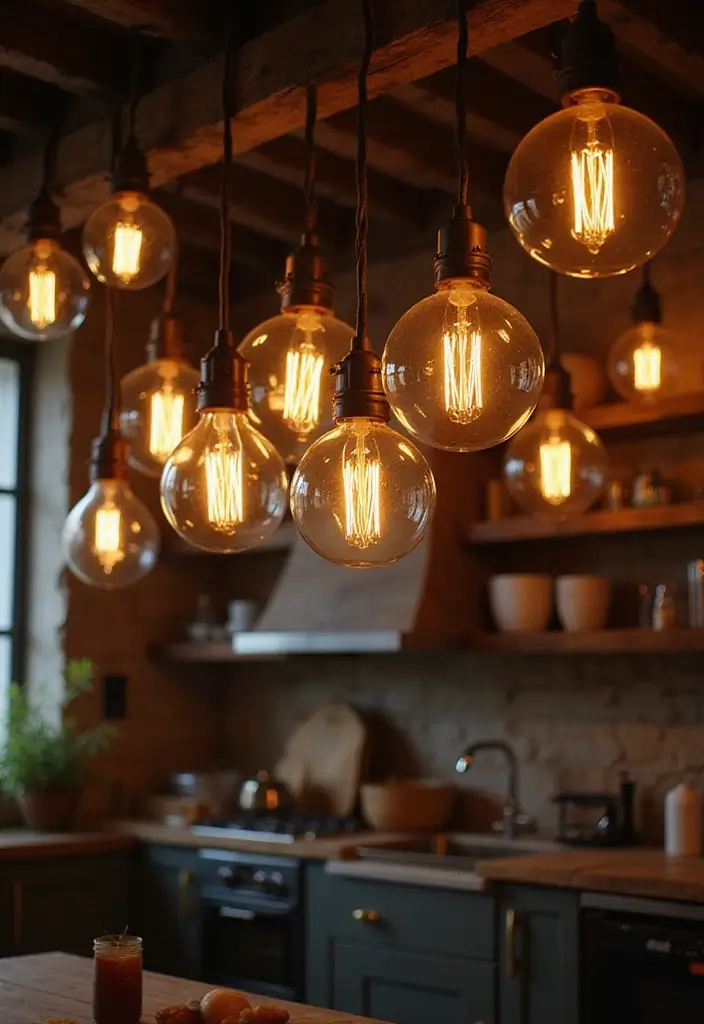 Spherical Hanging Lights