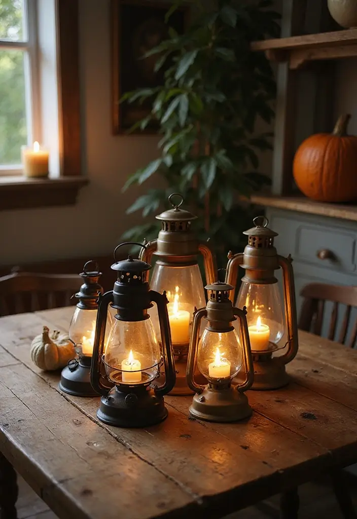 Vintage Lanterns for Cozy Ambiance