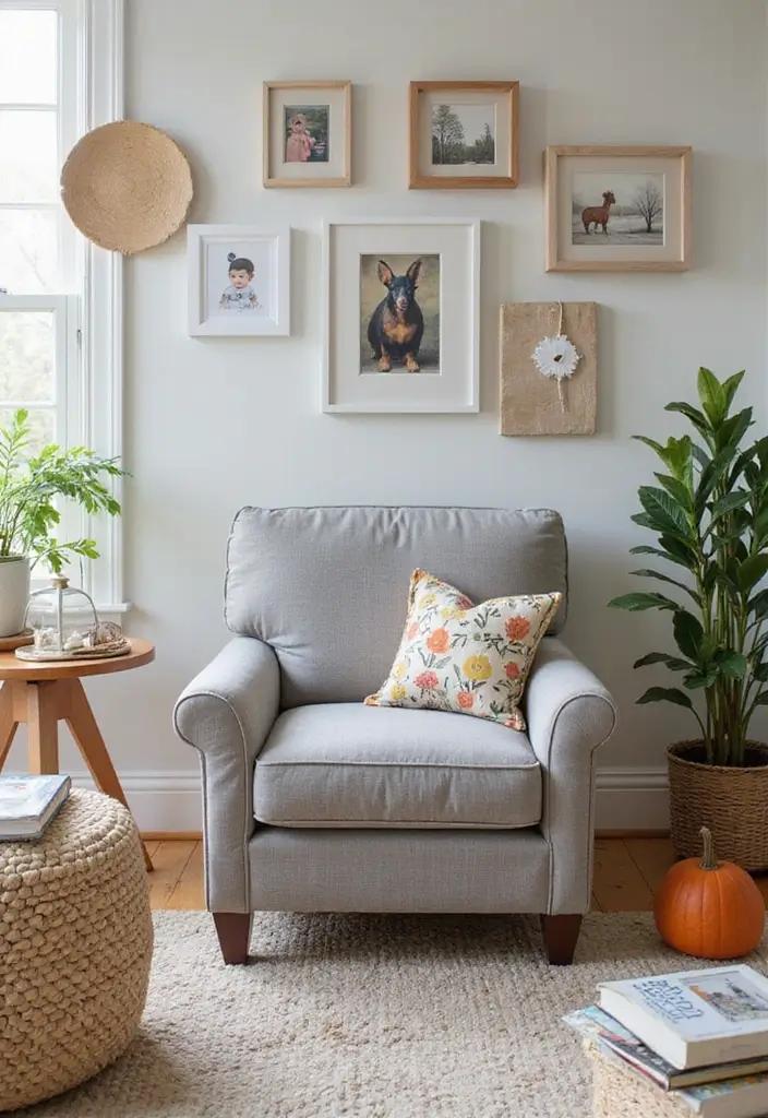 Durable Soft Gray Velvet Accent Chair