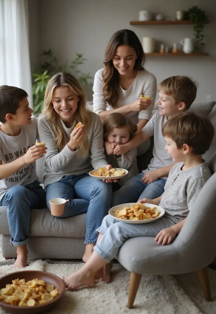 Soft Gray Accent Chair for Family Gatherings