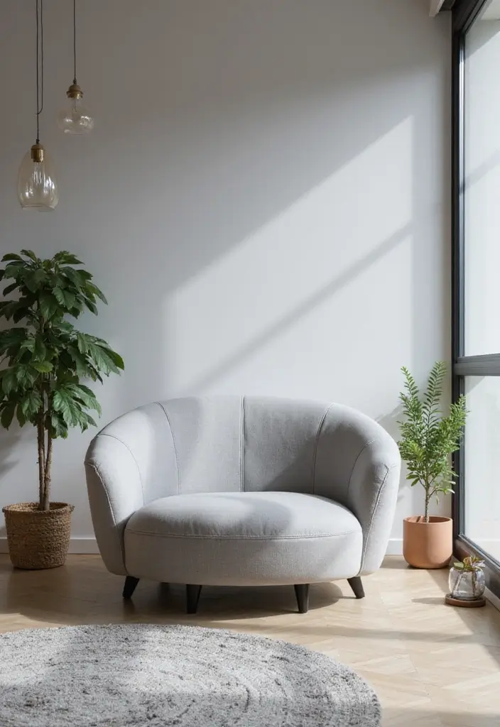 Future Decor Trends with Soft Gray Accent Chair