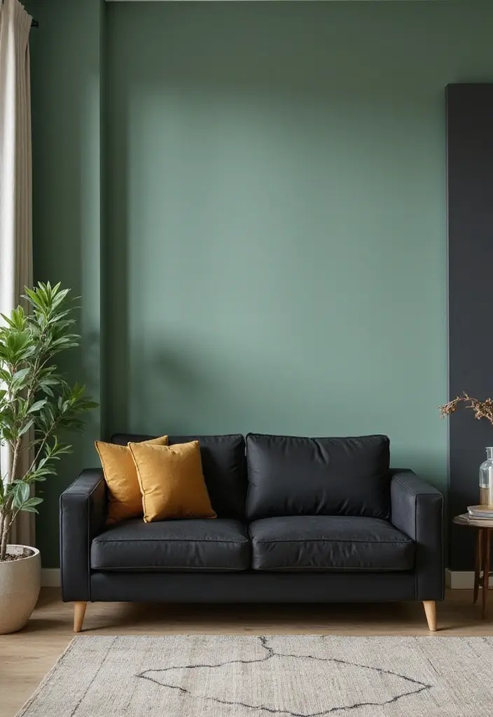 Sage Accent Walls for Subtle Impact