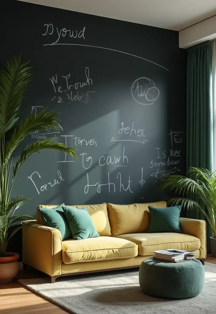Chalkboard Walls for Creativity and Fun