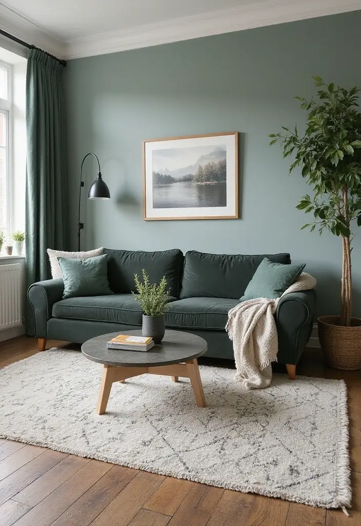 Textured Layered Rugs for Warmth