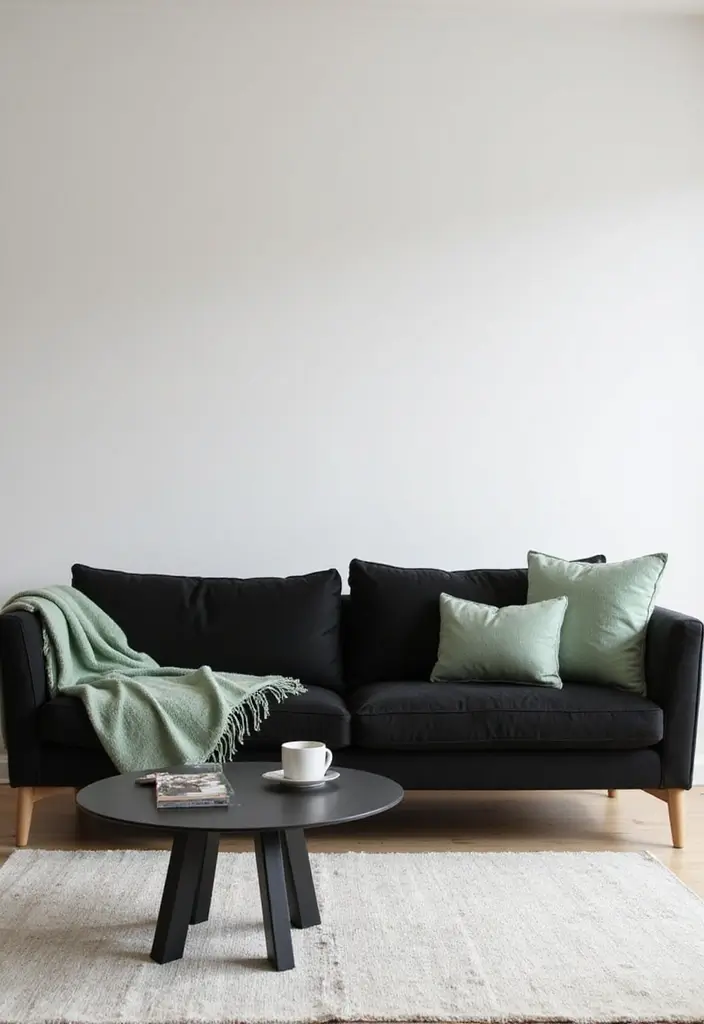 Sleek Minimalism Enhanced by Sage Highlights