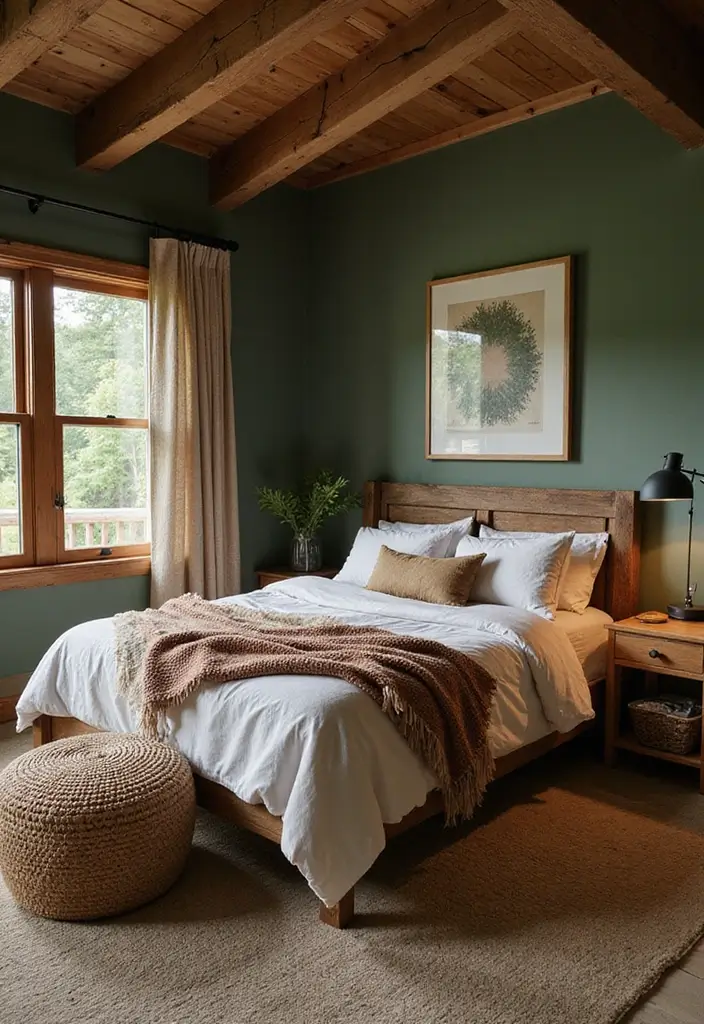 Glidden Moss Green Paint Color