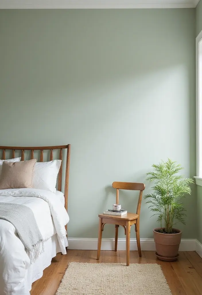 Benjamin Moore Soft Sage Paint Color