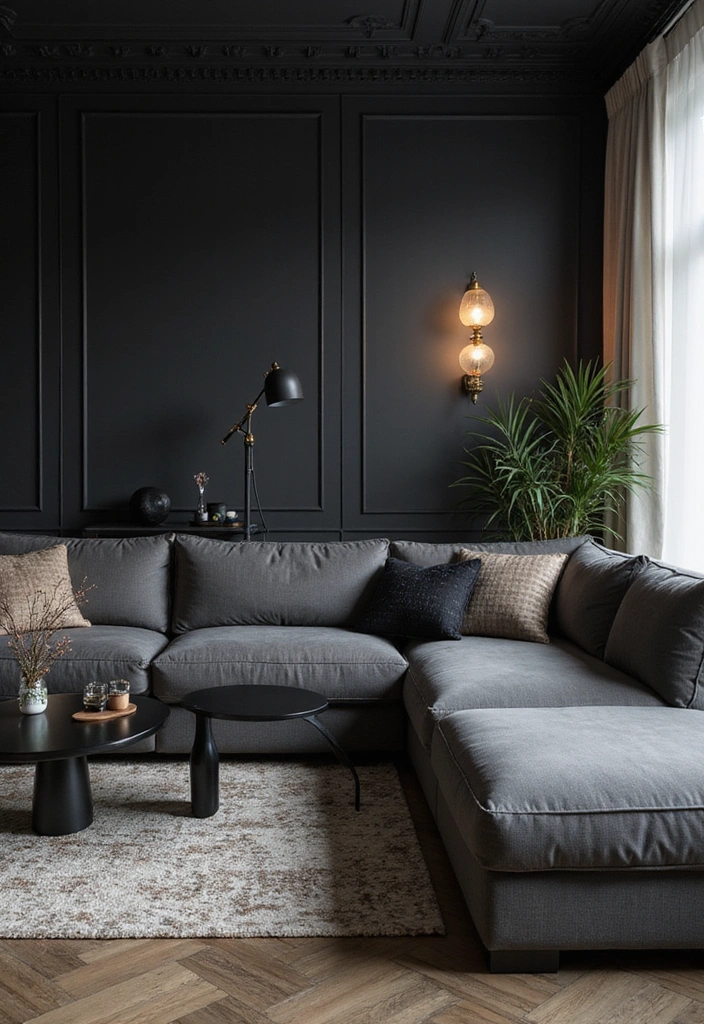 Black Accents in Furniture