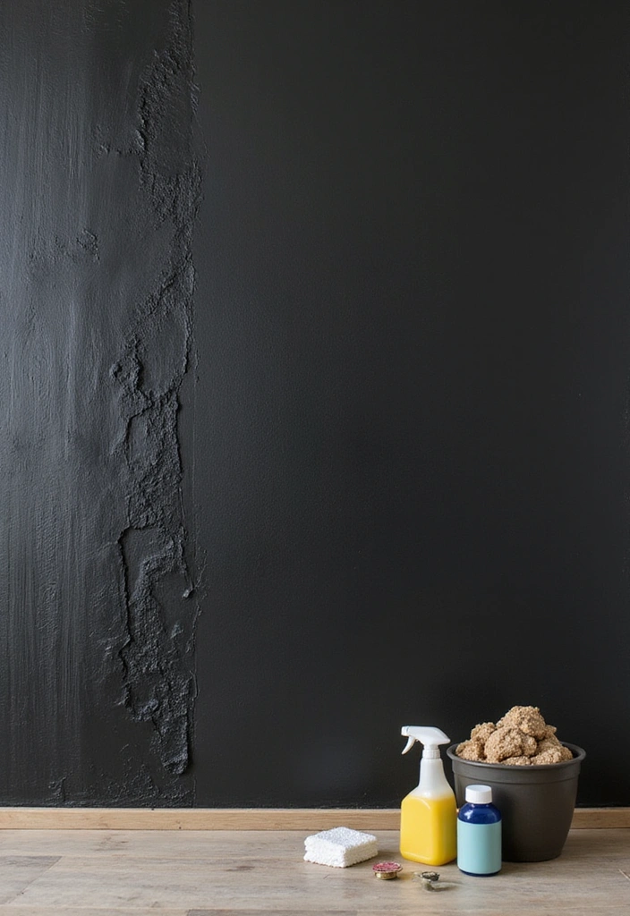 Maintenance Tips for Black Accent Walls