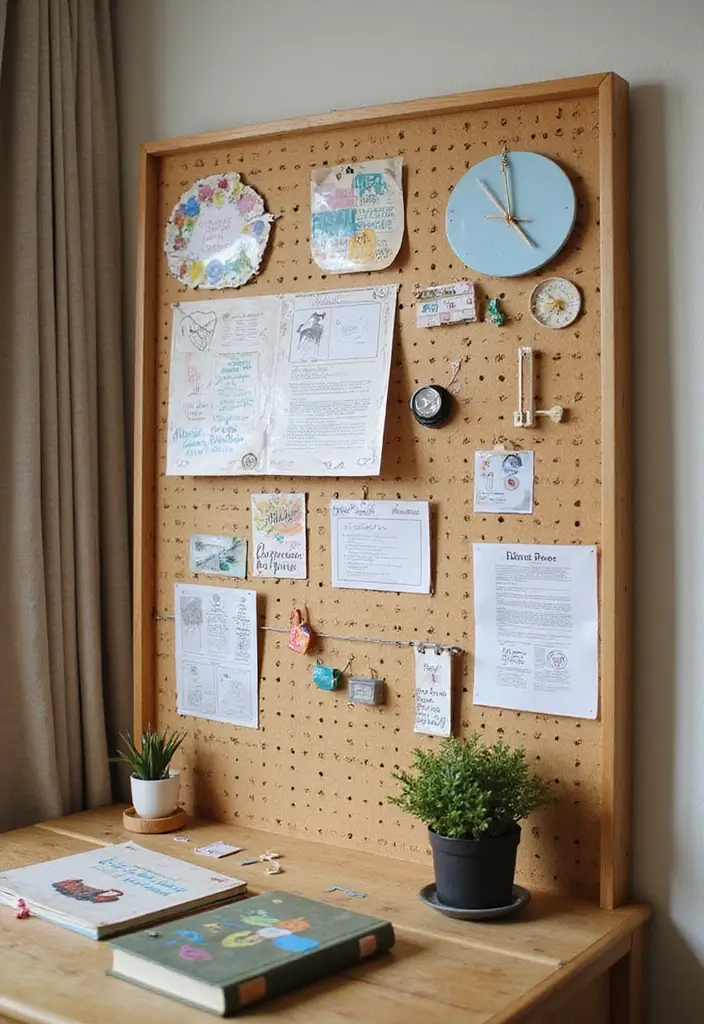 STEM Project Showcase on Pegboard